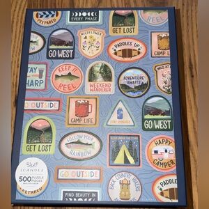 Icanoe2 500-Piece Puzzle with Outdoor Adventure Theme